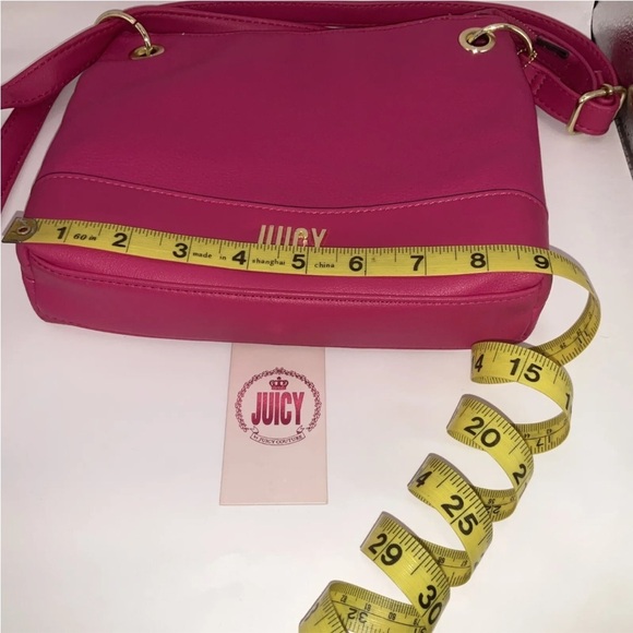 Juicy Couture  Crossbody/Shoulder Purse Hot Pink - Picture 8 of 10
